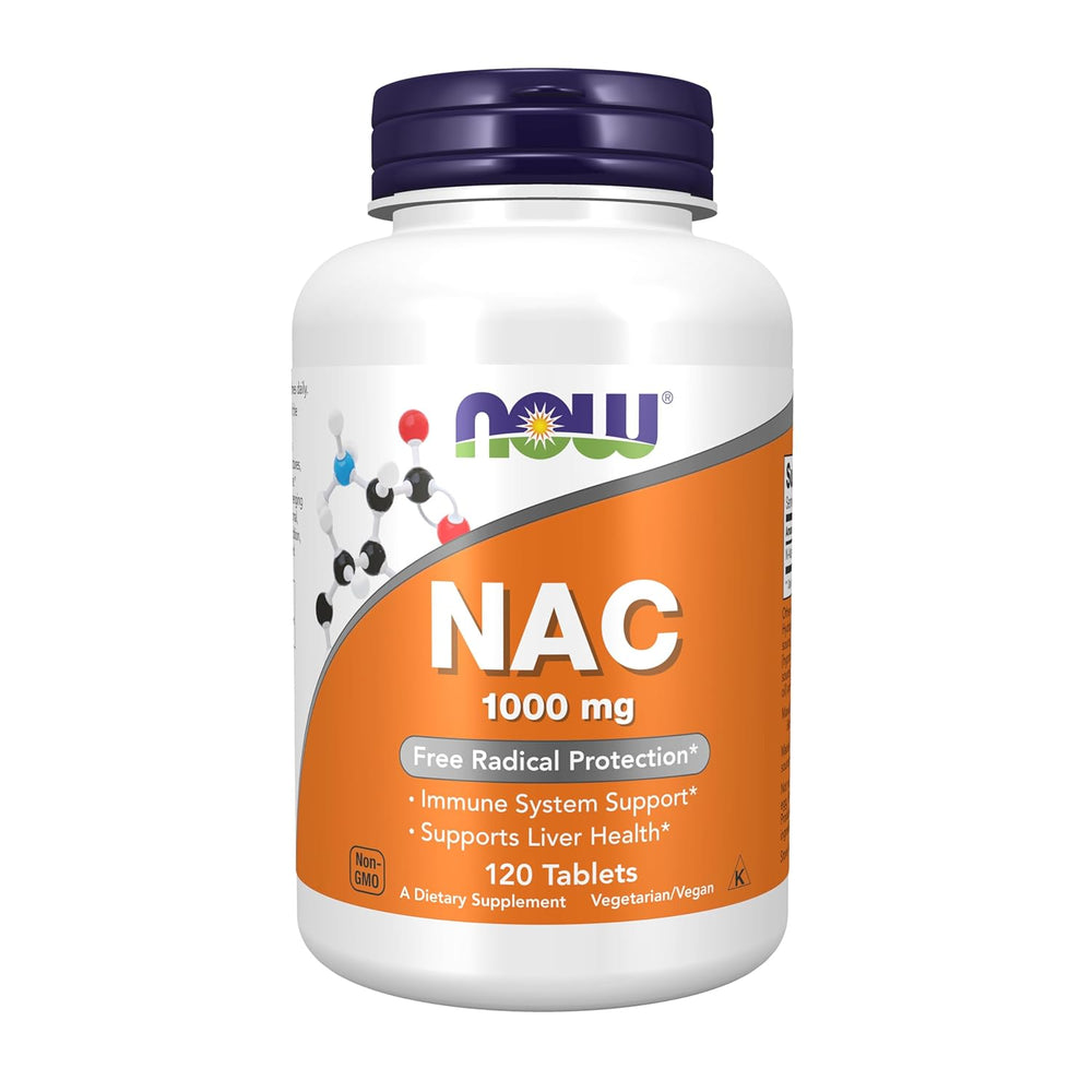 Now Foods NAC Supplement 1000mg | 120 Tablets