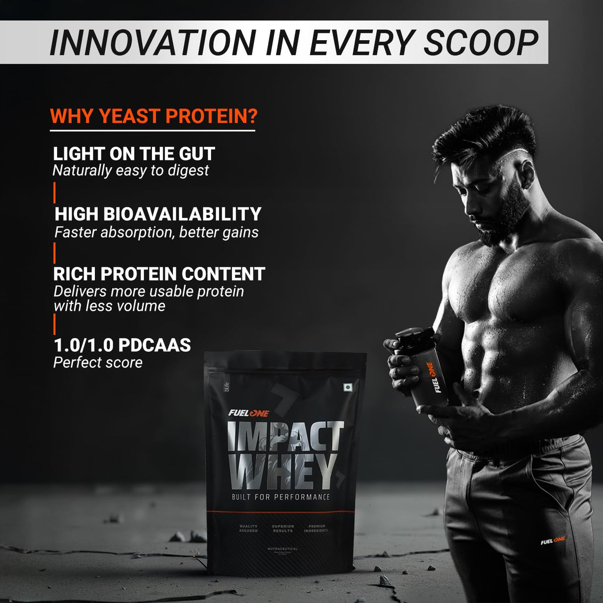 Fuel One Impact Whey Protein, 1 kg (2.2 lb)