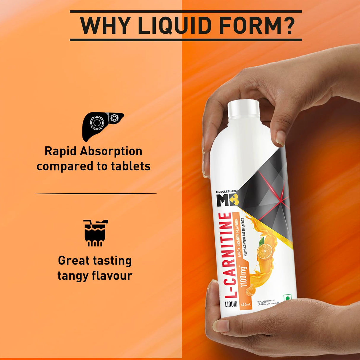 MuscleBlaze L-Carnitine Liquid 450 ml