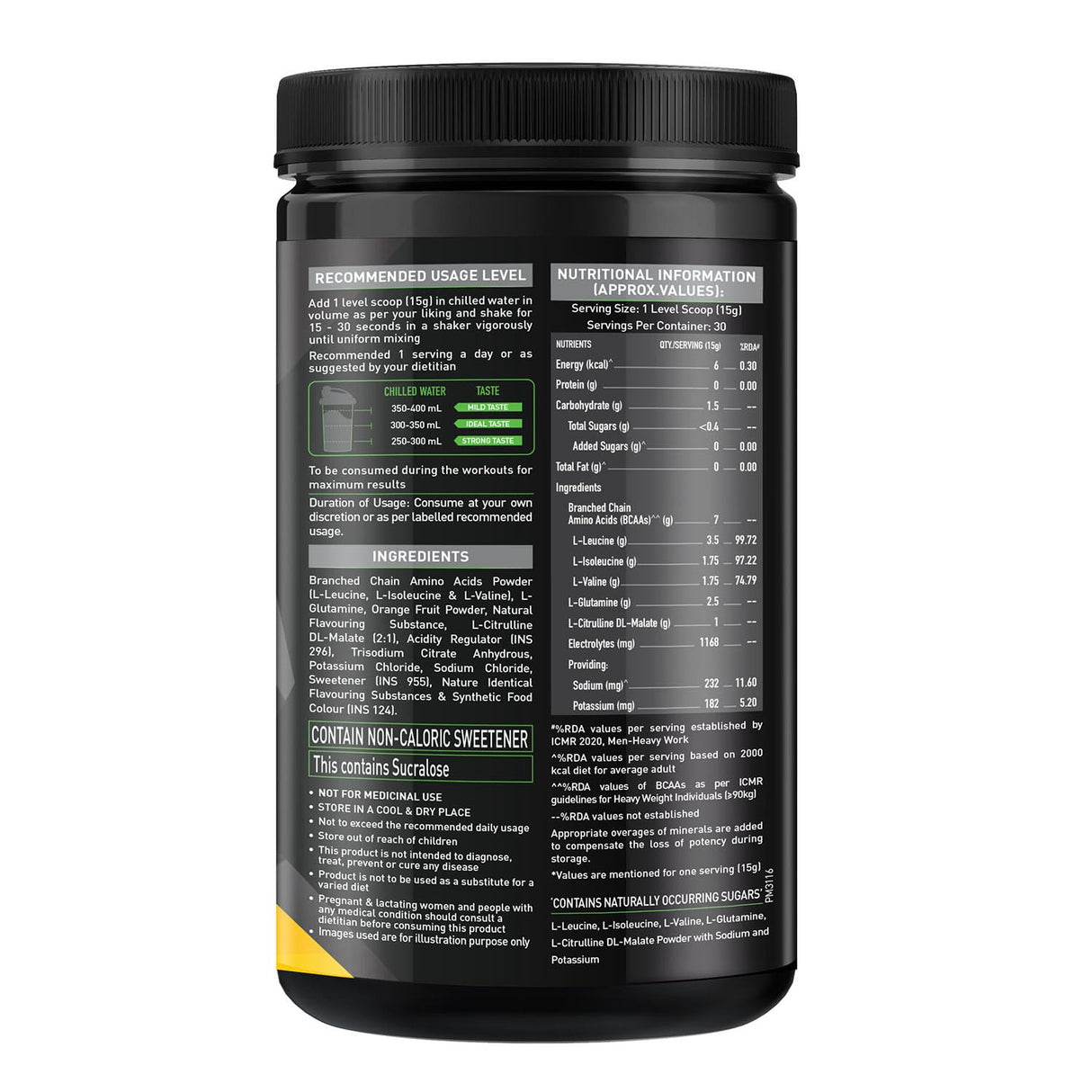MuscleBlaze BCAA Pro Powerful Intra Workout- 450 Gms