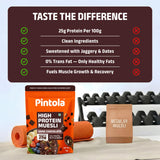 Pintola High Protein Dark Chocolate & Cranberry Muesli 1kg | 25g Protein | High Fibre