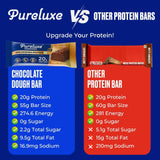 Pureluxe Nutrition Unburdened Protein Bars 55g | 20g Protein | Pack of 6