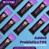NUTS'MOR Protein Bar – 12g Protein Per Bar (Pack of 6, 300g) | No Added Sugar | 100% Veg | With Vitamins, Minerals & Fibre