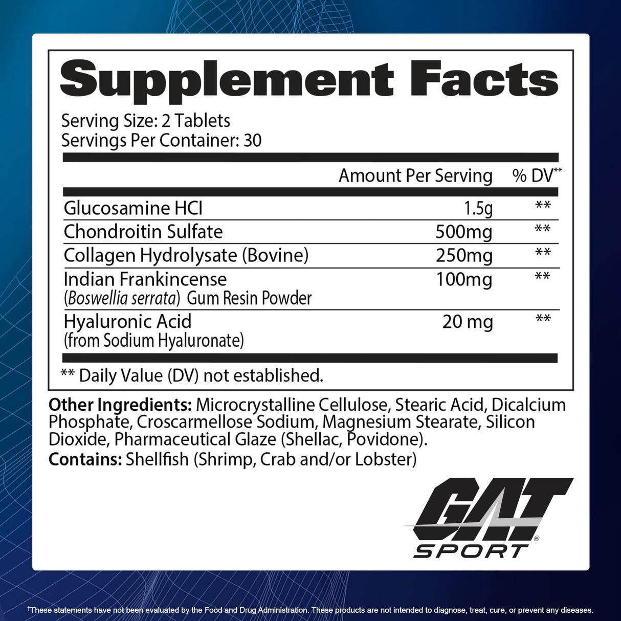 GAT Joint Support - 60 Tablets