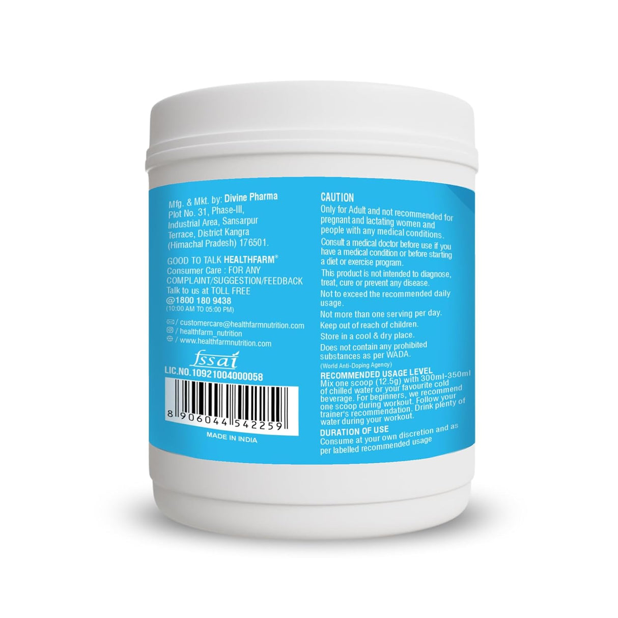 Healthfarm Thpre X Pre-Workout Powder – 40 Servings | Energy, Focus & Hydration Support | 500g