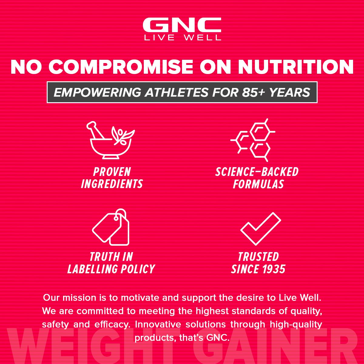 GNC Pro Performance Weight Gainer , 3 kg