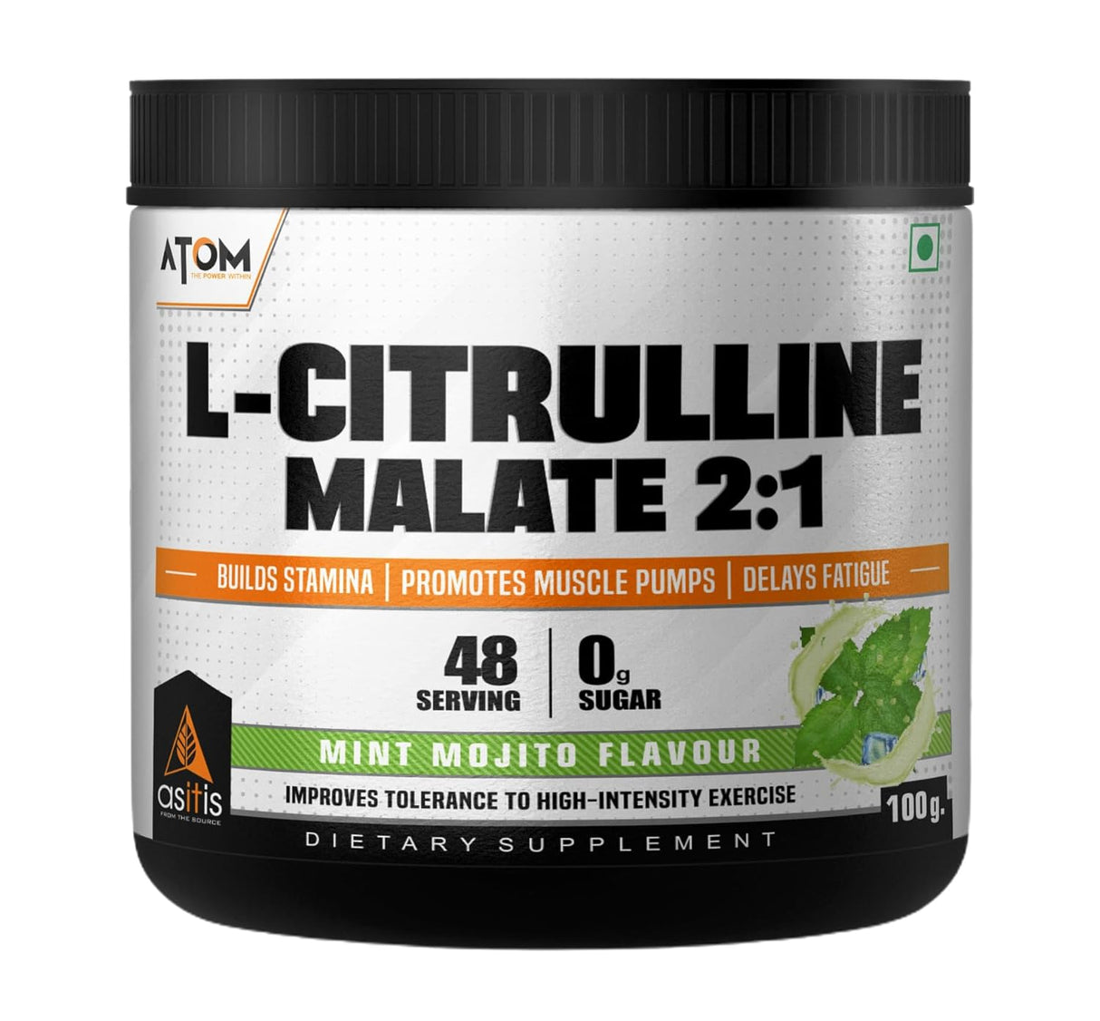 AS-IT-IS ATOM L Citrulline Malate - 48 Servings