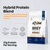 AS-IT-IS ATOM Whey Protein XL 1kg | Whey Protein with DigeZyme® & Fermented Yeast Protein
