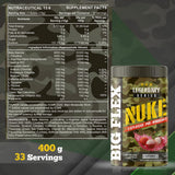 Bigflex Nuke Pre-Workout Powder | Energy & Workout Support | 400g (33 Servings)