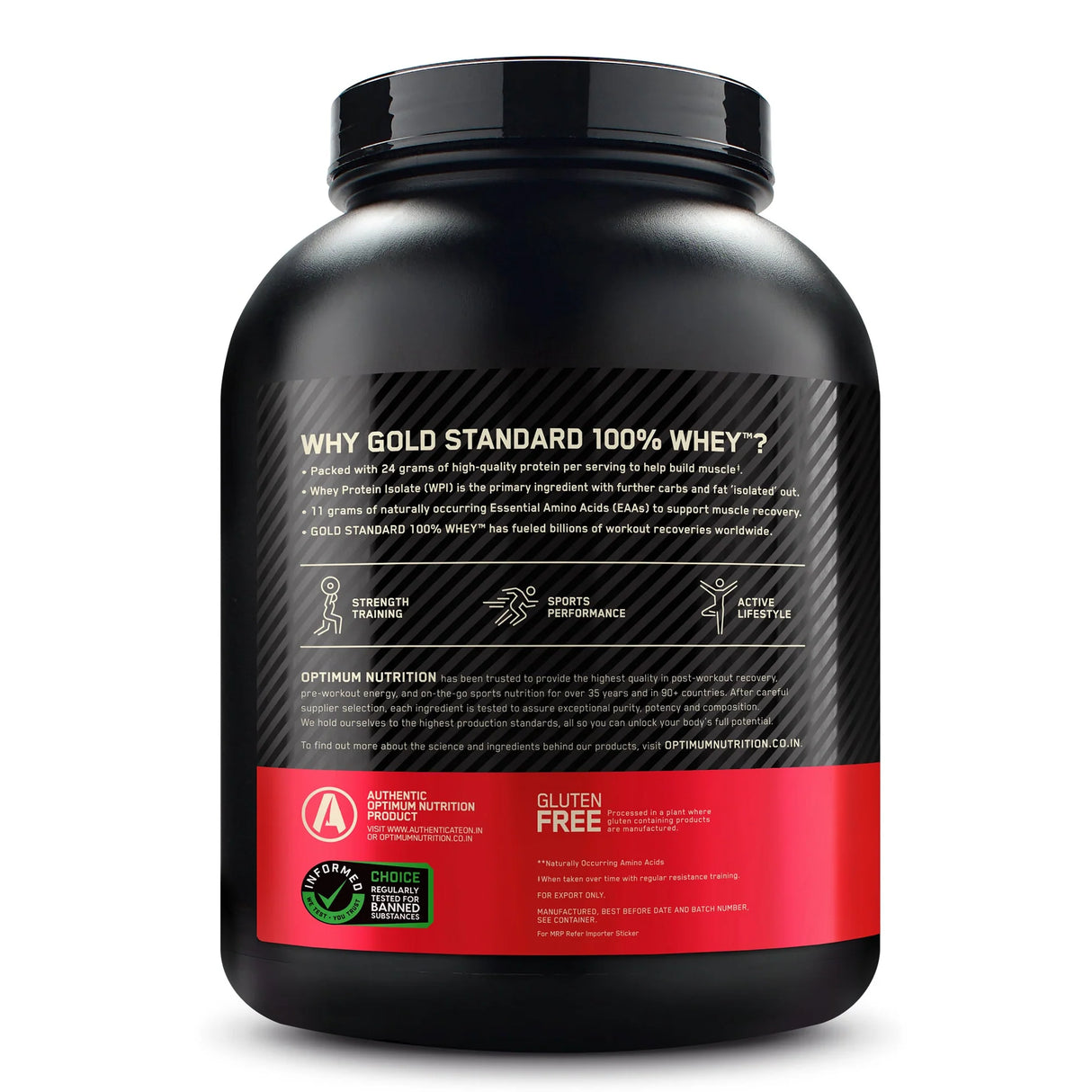 Optimum Nutrition (ON) Gold Standard 100% Whey 5 Lbs (Imported)