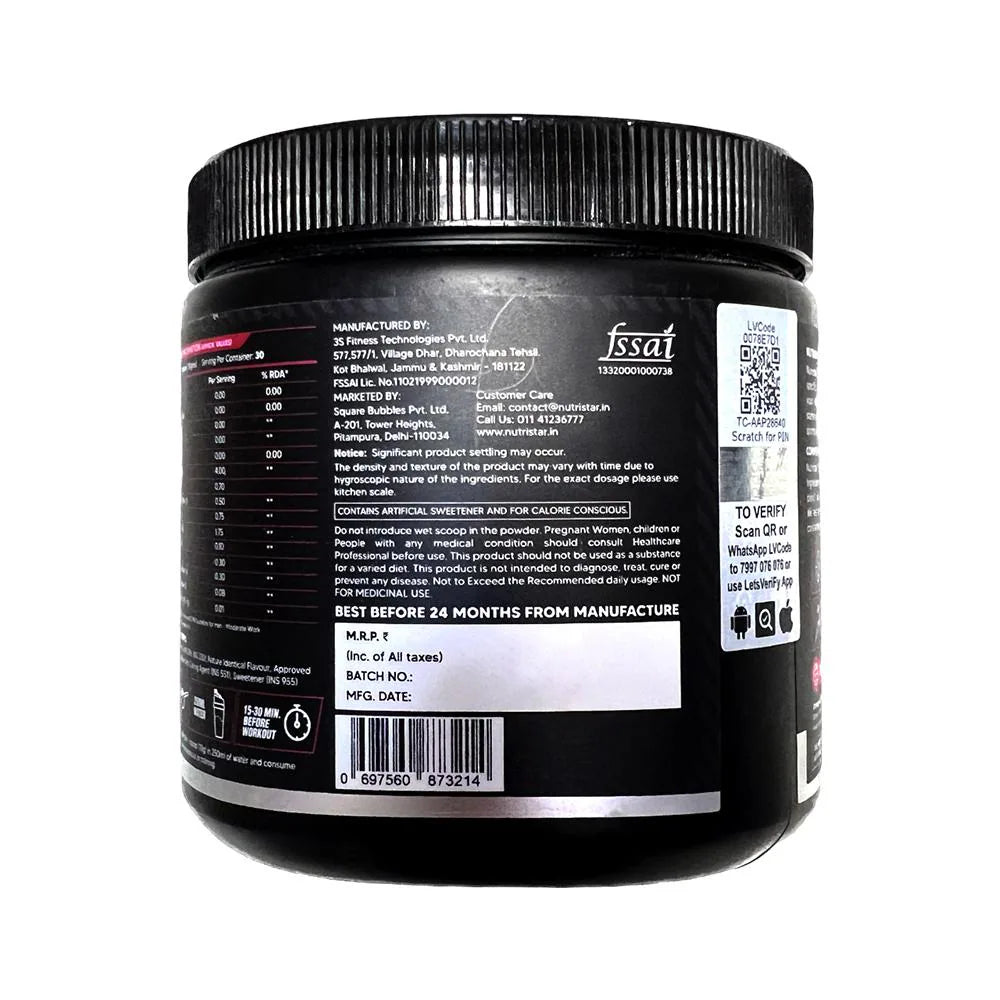 Nutristar Meteor Explosive Pre Workout - 30 Servings - Nutristar