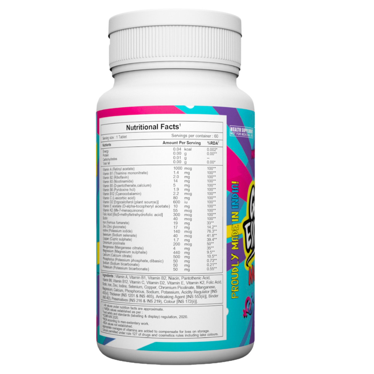Gayor Essentials Multi Gayor Daily Multivitamin | Vitamins & Minerals
