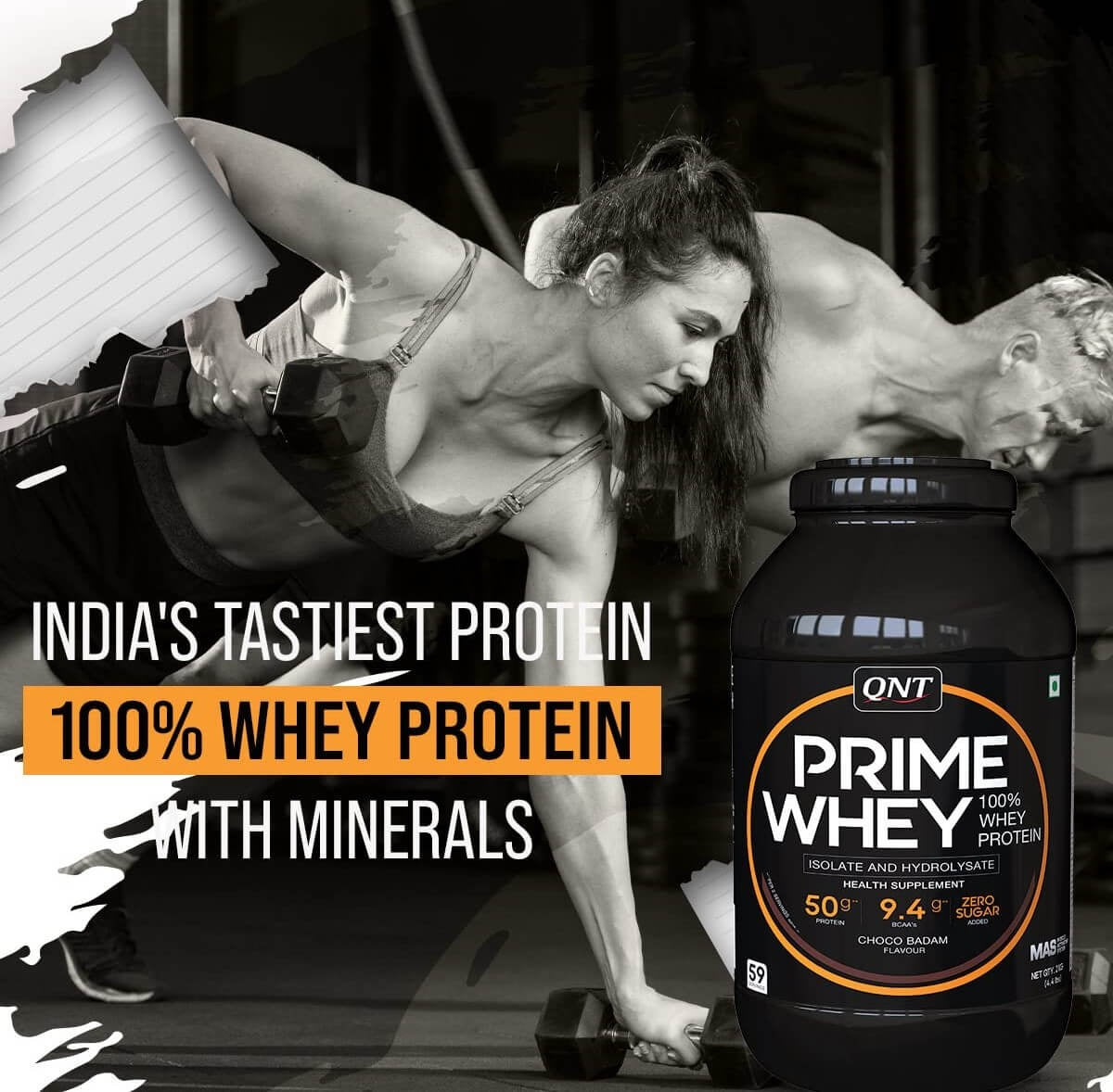 QNT Prime Whey Protein 4.4 Lbs - Nutristar