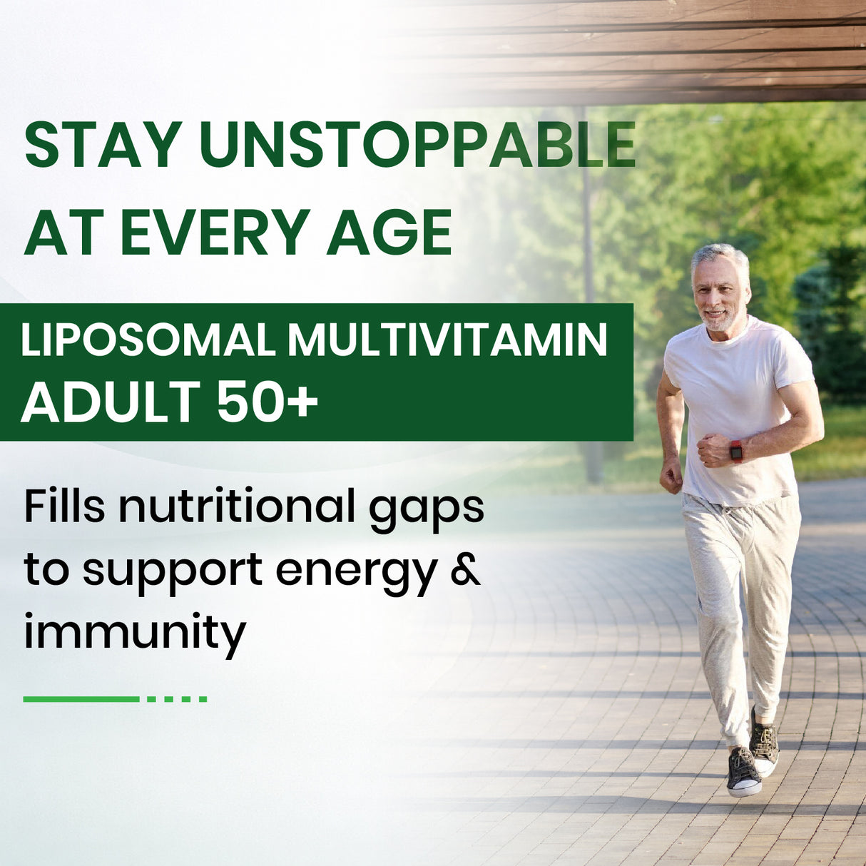 Himalayan Organics Liposomal Multivitamin 50+ | 60 Veg Capsules | Energy, Immunity & Overall Health Support