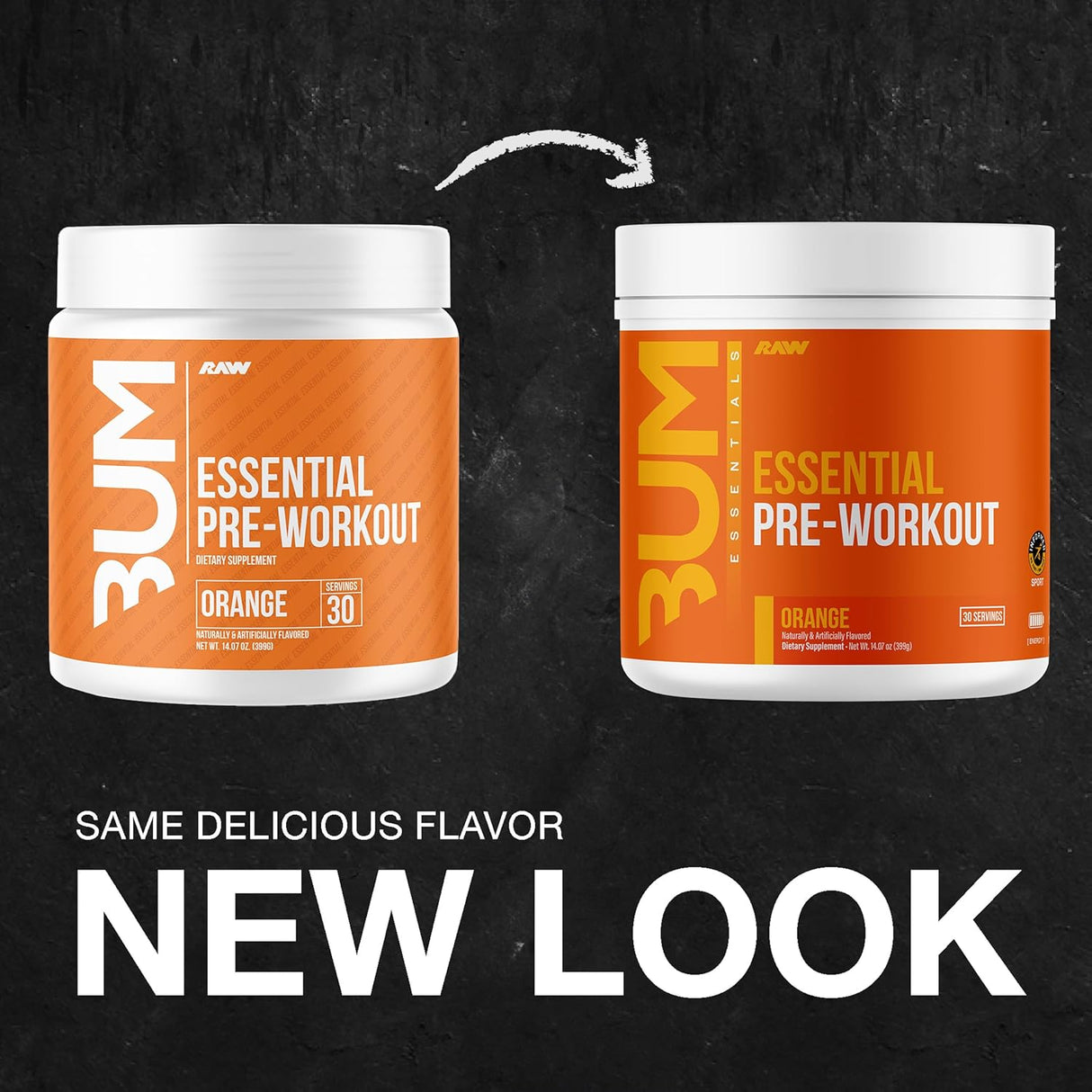 RAW Essential Pre-Workout Powder | Caffeine, L-Citrulline, L-Tyrosine & Beta-Alanine