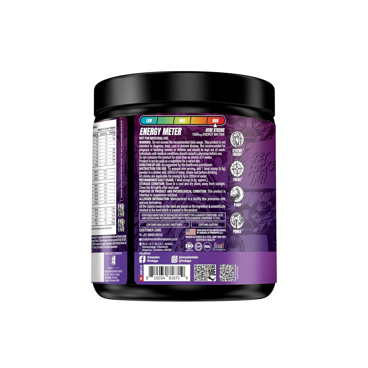 ProSupps HYDE XTREME Pre Workout - 30 Servings