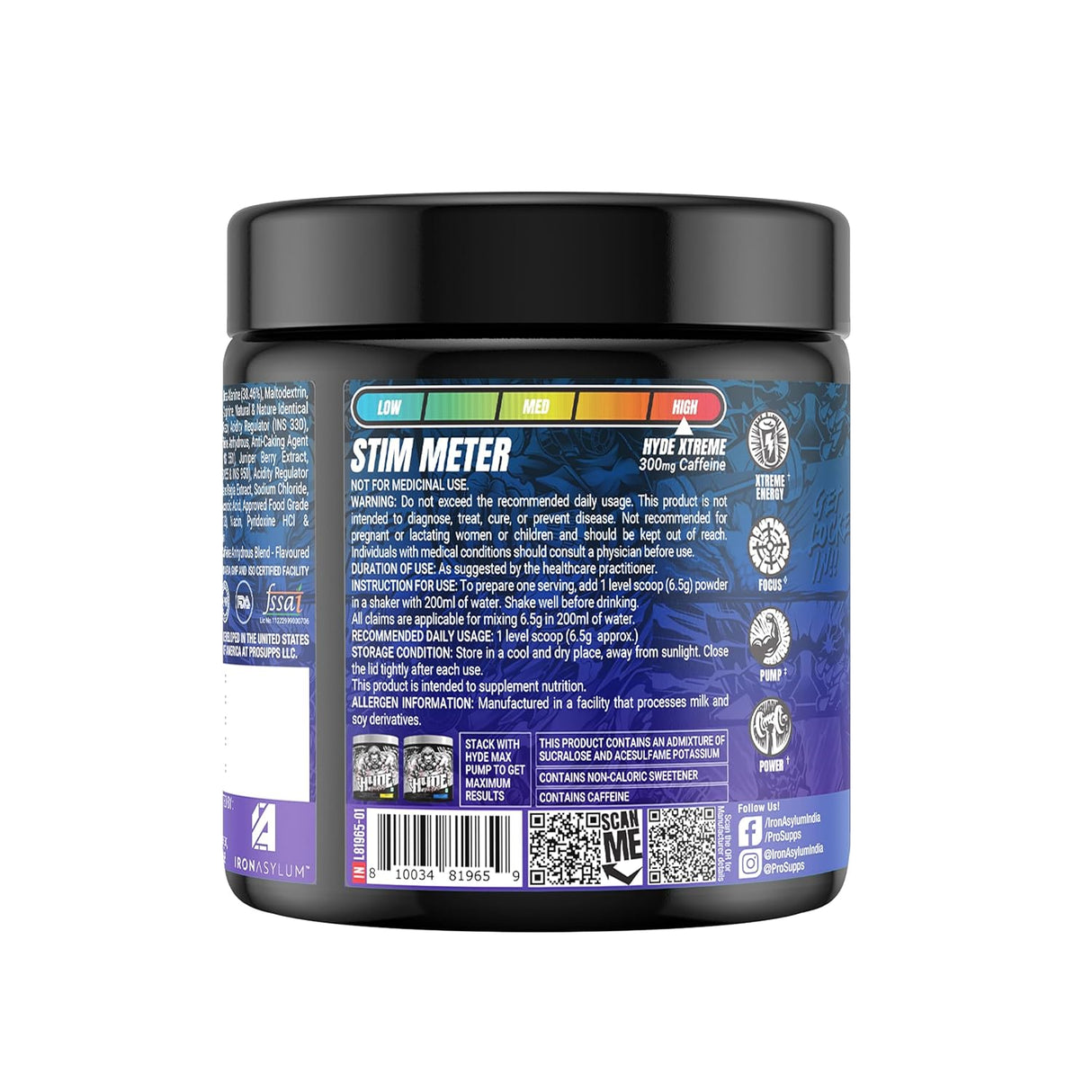 ProSupps HYDE XTREME Pre Workout - 15 Servings
