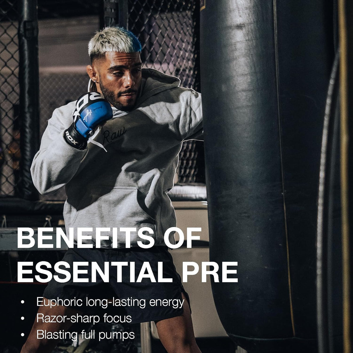 RAW Essential Pre-Workout Powder | Caffeine, L-Citrulline, L-Tyrosine & Beta-Alanine