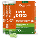 Carbamide Forte Liver Detox & Support Supplement | Advanced Effervescent Formula | 60 Tablets