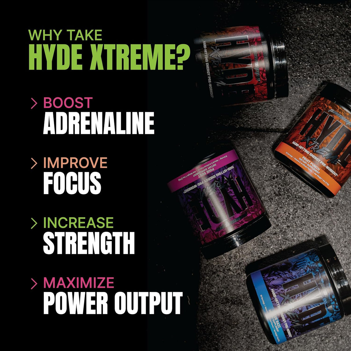 ProSupps HYDE XTREME Pre Workout - 15 Servings