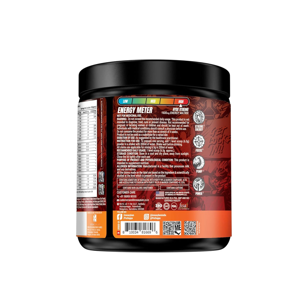 ProSupps HYDE XTREME Pre Workout - 30 Servings