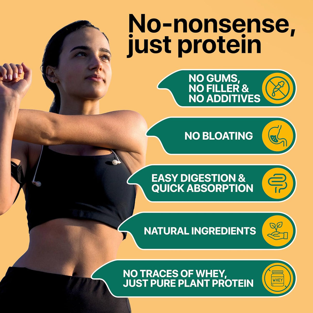 Nature's Island Plant Based Vegan Pea Protein Isolate - 1 Kg