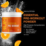 RAW Essential Pre-Workout Powder | Caffeine, L-Citrulline, L-Tyrosine & Beta-Alanine