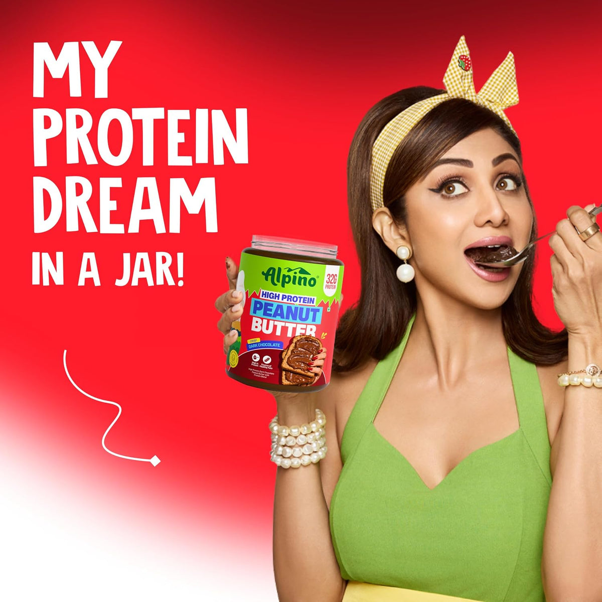 Alpino High Protein Peanut Butter- 1 Kg