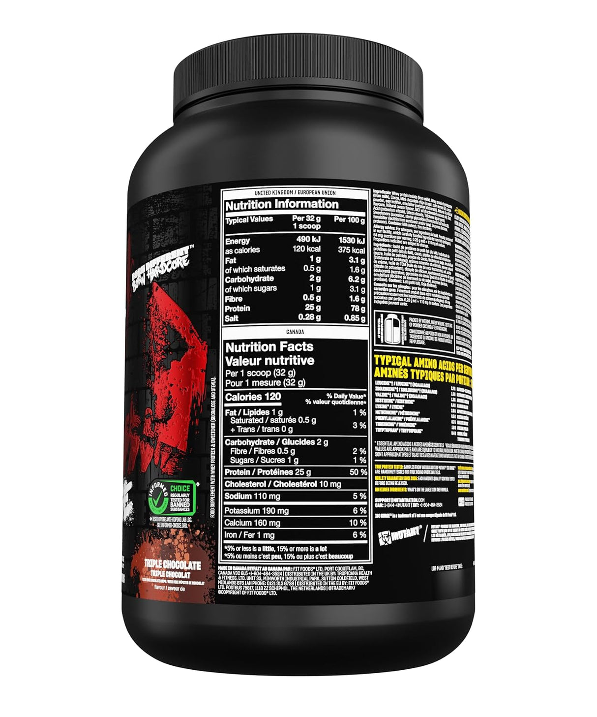 Mutant Iso Surge - 727 Gm ( 1.6 Lbs)
