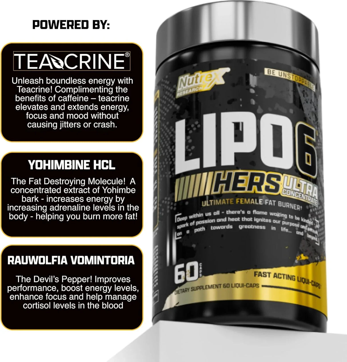 Nutrex Lipo 6 HERS Ultra Concentrate- 60 Caps
