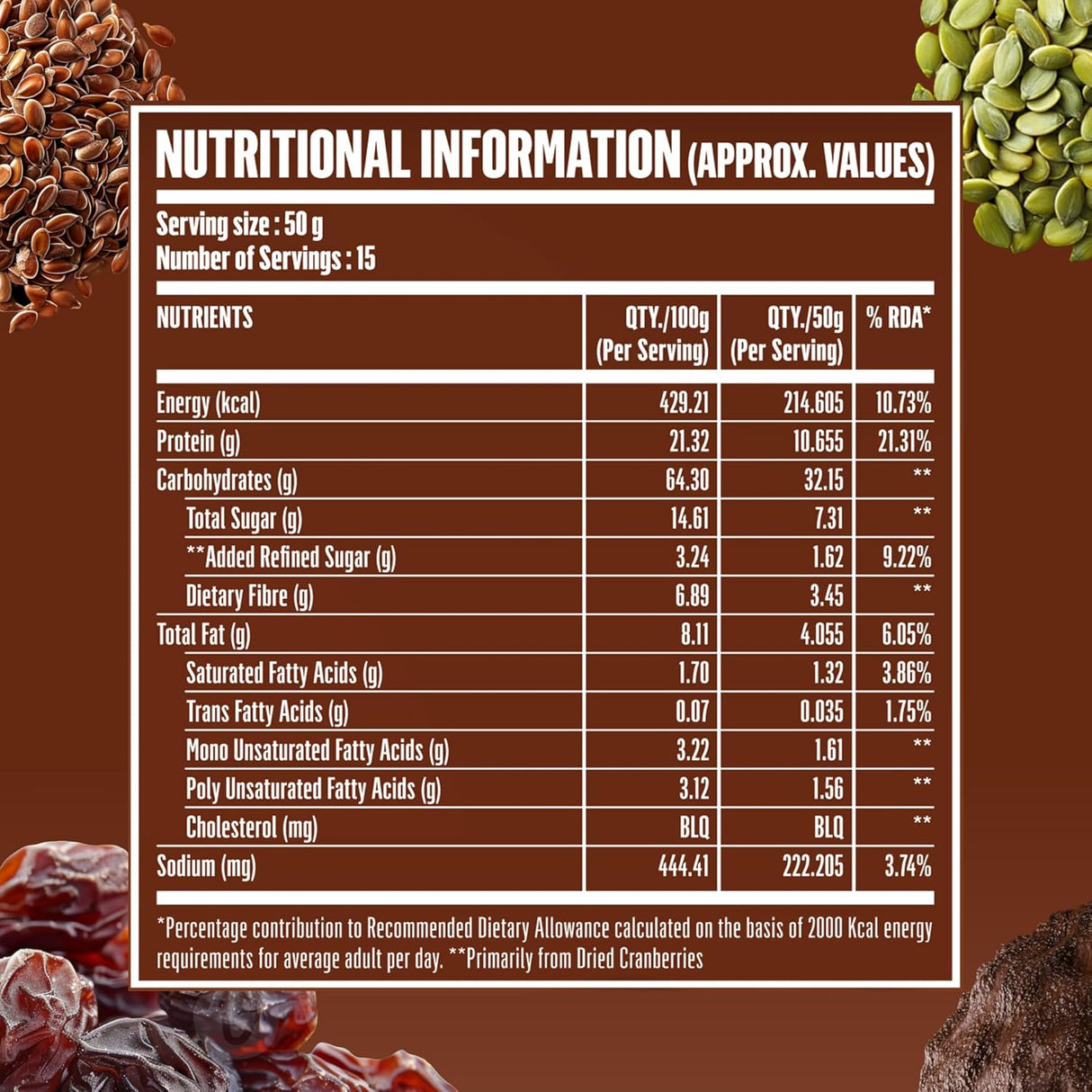Doctor's Choice Protein Millet Crispies Muesli - 750 gm