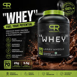 PR Supplements Larry Wheels Whey Protein Powder 2.38kg | Whey Protein Supplement
