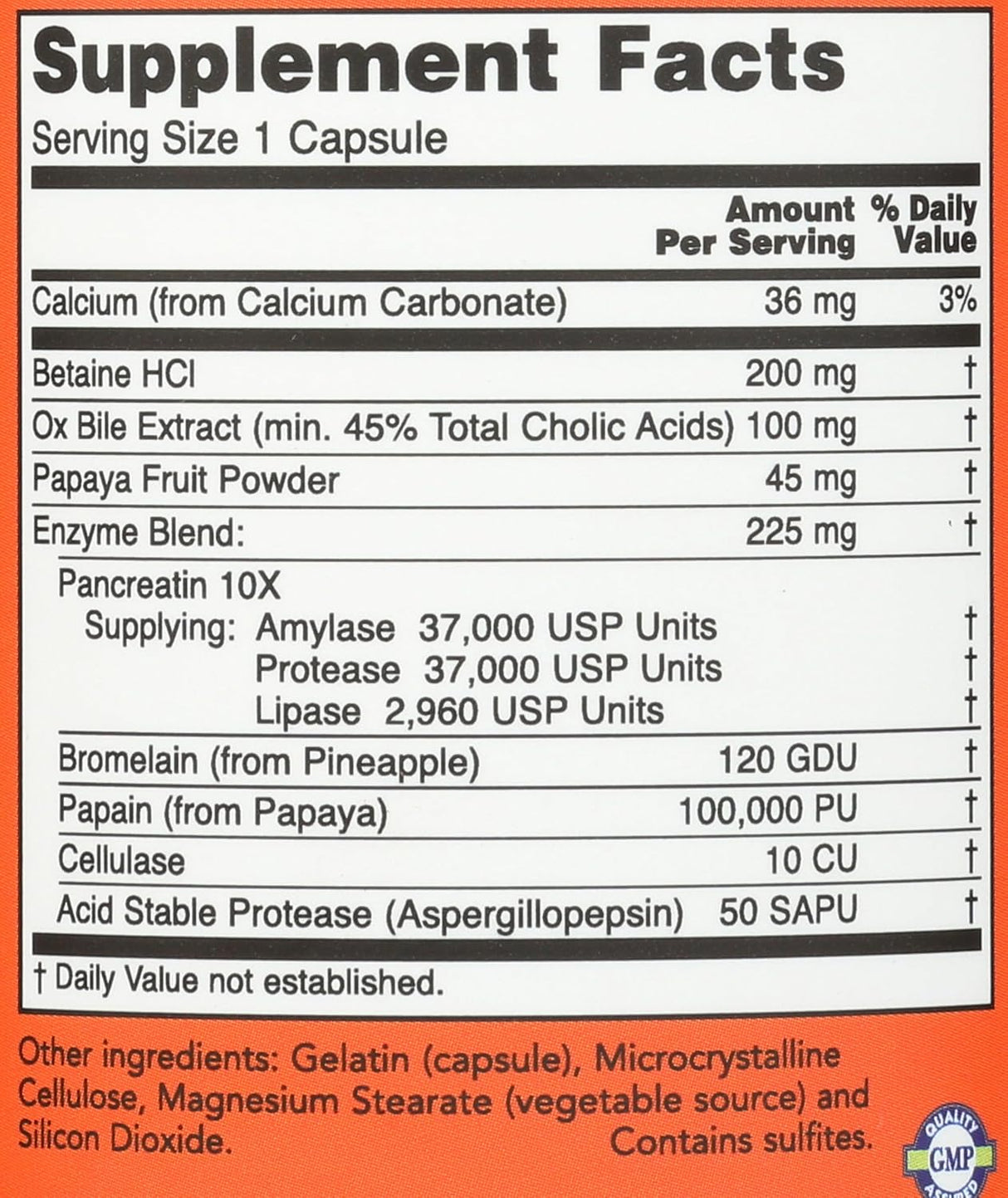 Now Foods Super Enzymes Supplement | 90 Capsules