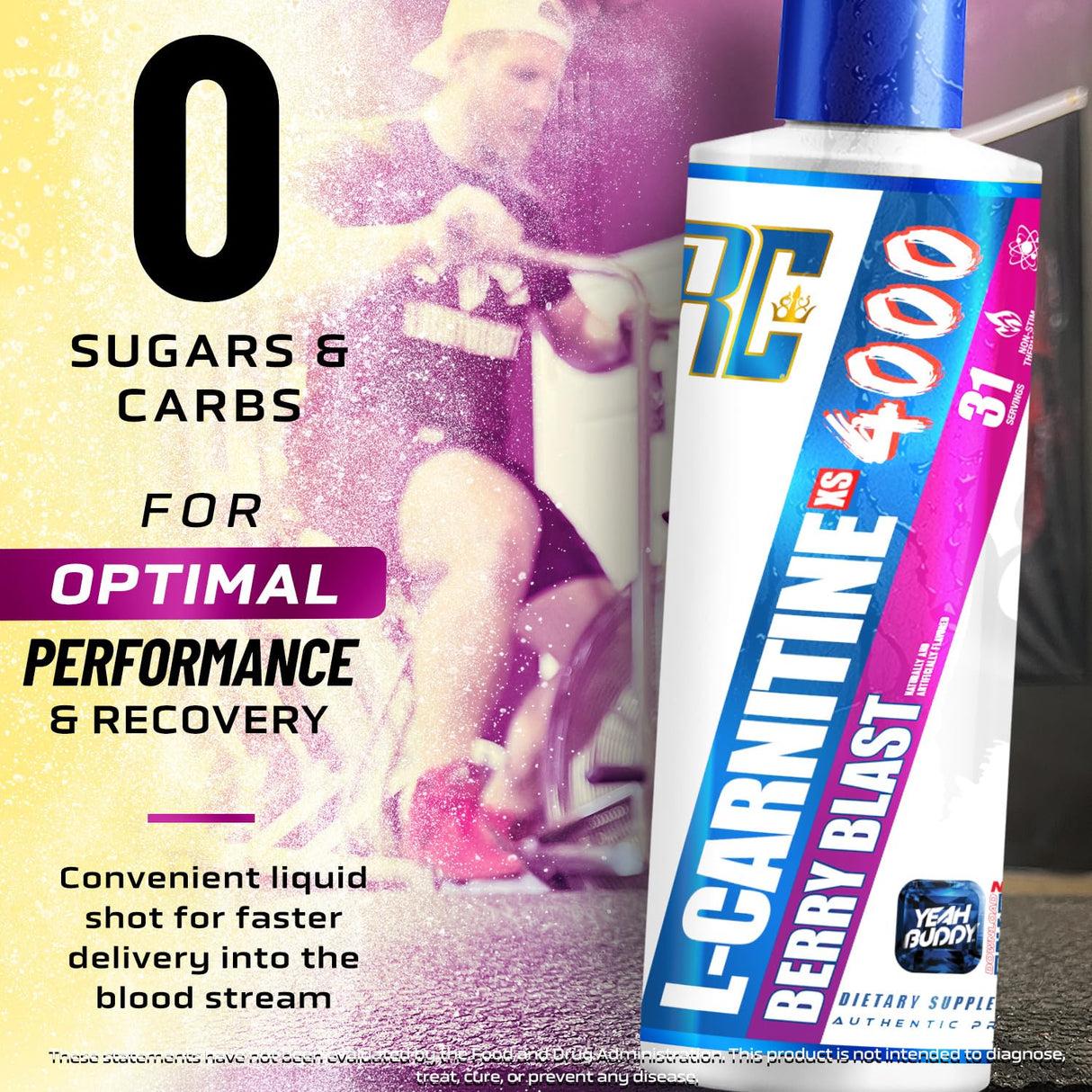 Ronnie Coleman Signature Series L-Carnitine XS 4000mg Liquid, 465ml