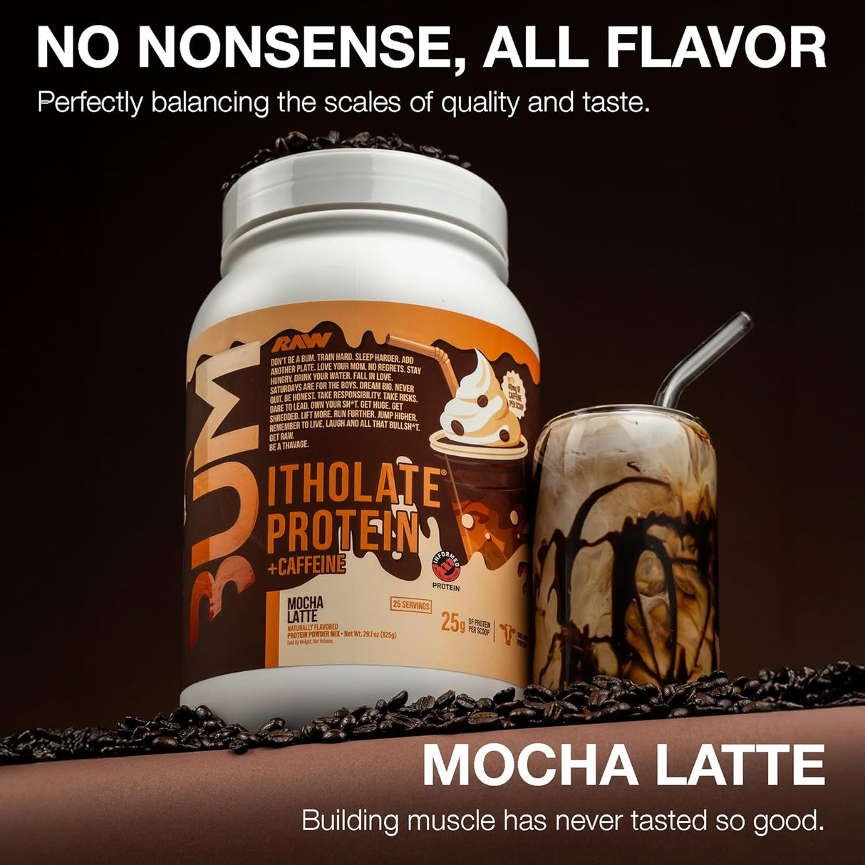 RAW Essential CBUM Itholate Whey Isolate Protein 25 Servings | Grass-Fed Whey Protein Isolate