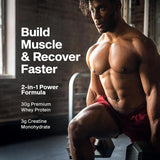 MuscleTech Nitro-Tech Performance Series Whey Protein 4 Lbs (1.81 Kg) + Nutristar Micronized CREA Gold Creatine Monohydrate 250g (83 Servings) - Advanced Muscle Building Stack