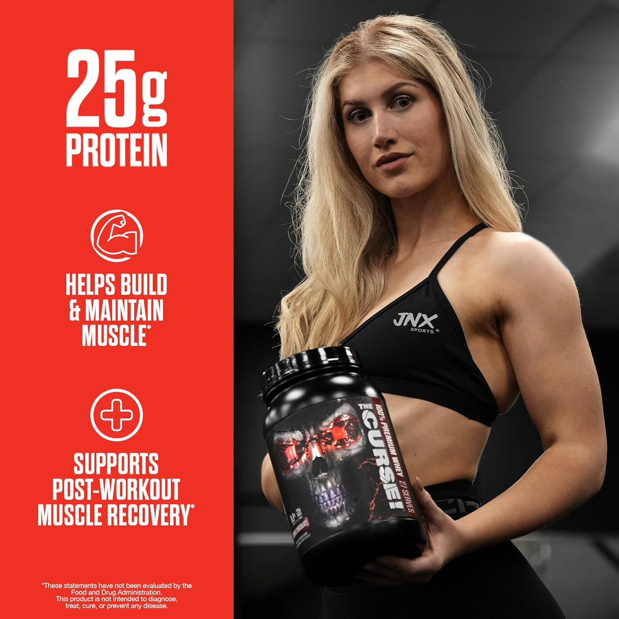 JNX SPORTS The Curse Ultra Premium Whey Protein Powder - 5 Lbs