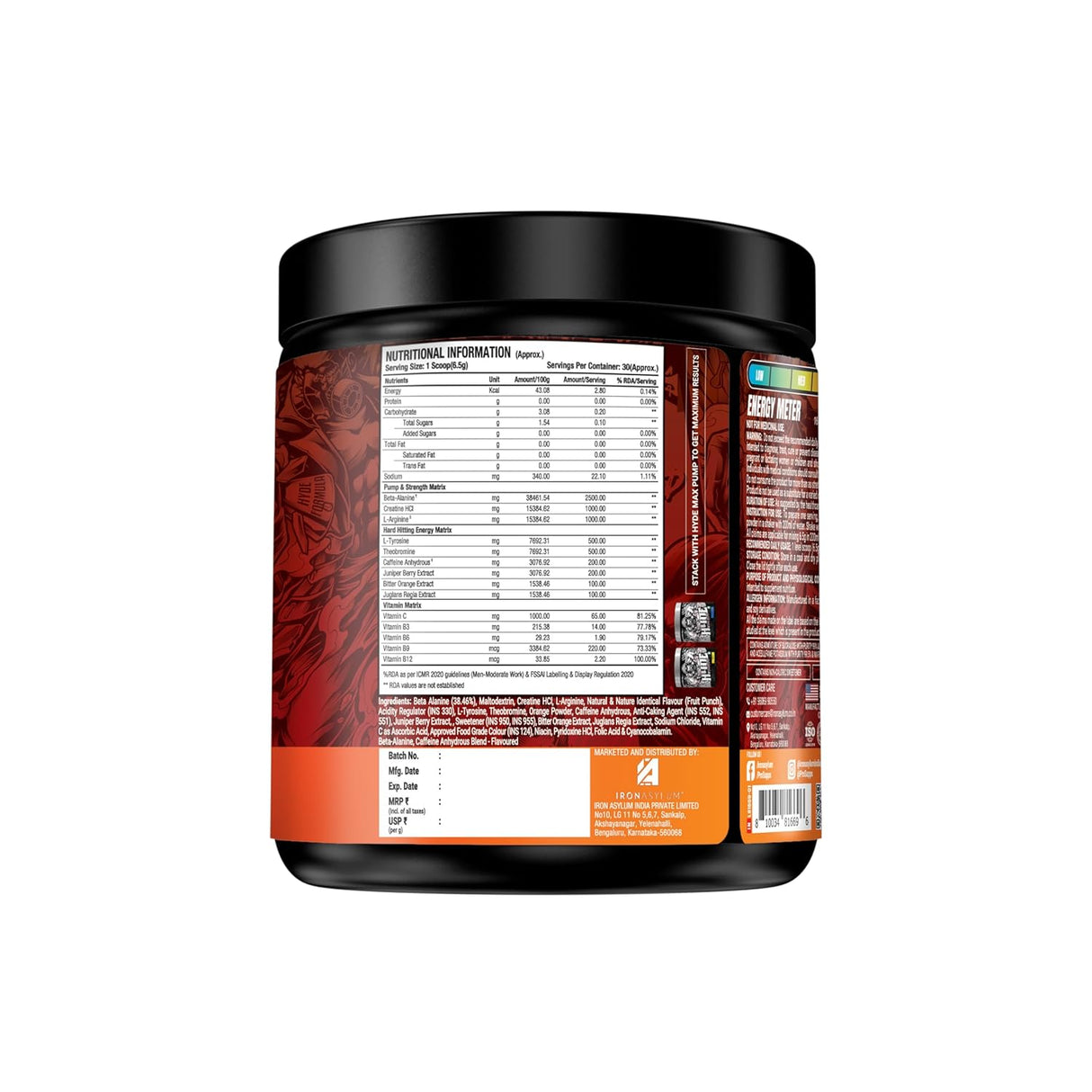ProSupps HYDE XTREME Pre Workout - 30 Servings