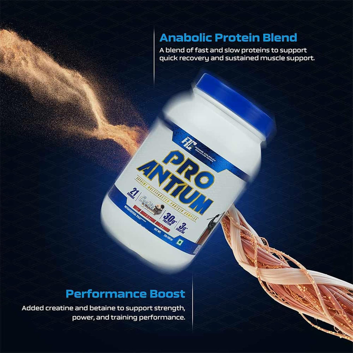 Ronnie Coleman Signature Series Pro-Antium Whey Protein 907g (21 Servings) | Protein Complex