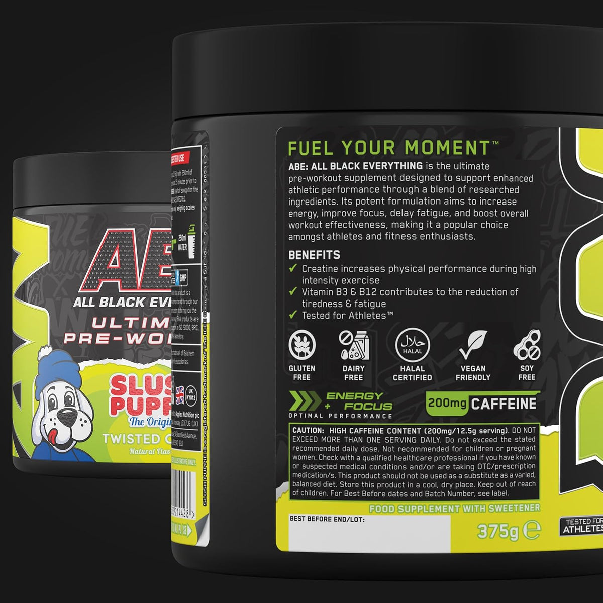 Applied Nutrition ABE (All Black Everything) Pre-Workout Powder | 375g (30 Servings)