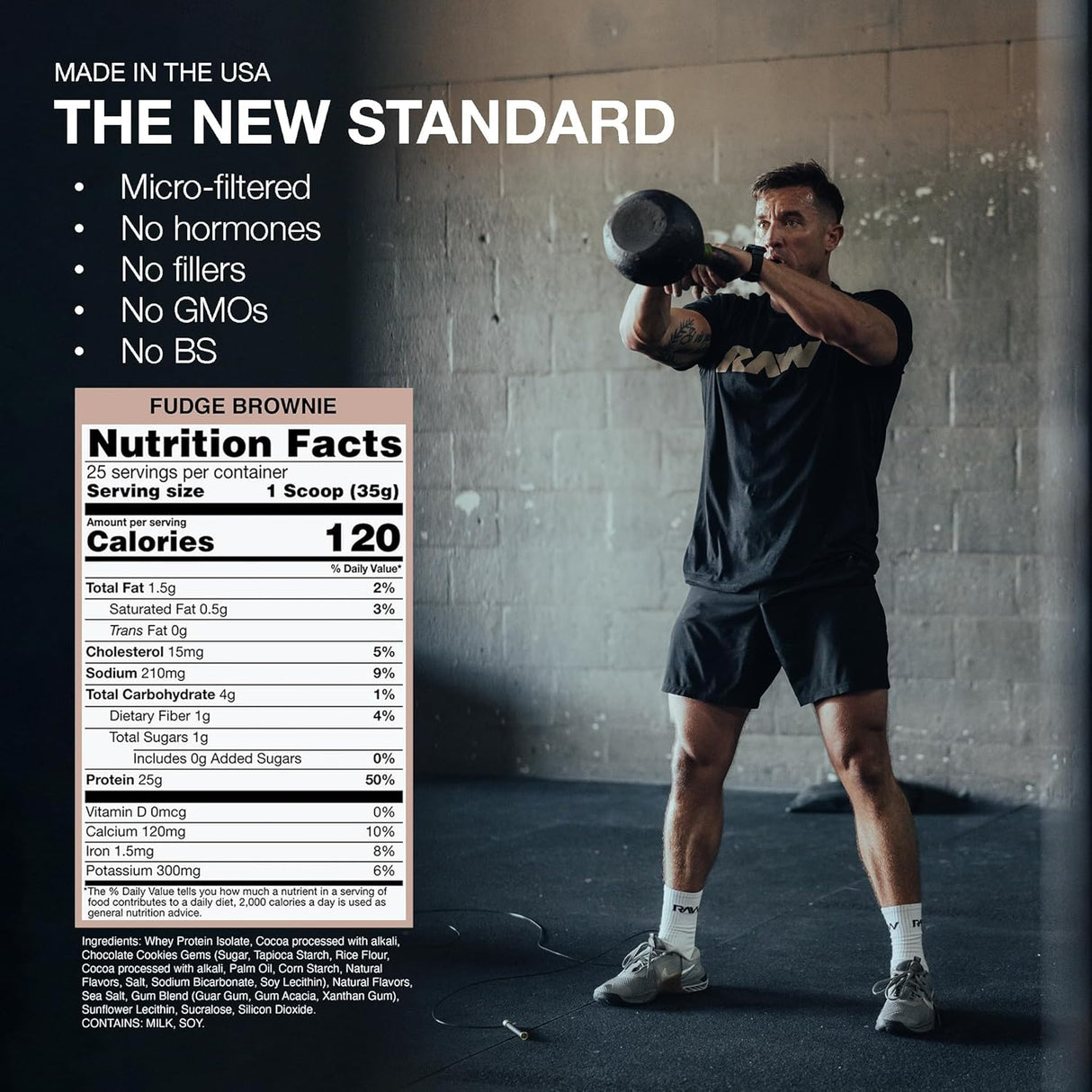 RAW Essential CBUM Itholate Whey Isolate Protein 25 Servings | Grass-Fed Whey Protein Isolate