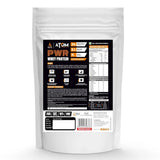 AS-IT-IS ATOM PWR Whey Protein 1 Kg + Nutristar Micronized CREA Gold Creatine Monohydrate 250g (83 Servings) - Power & Performance Stack