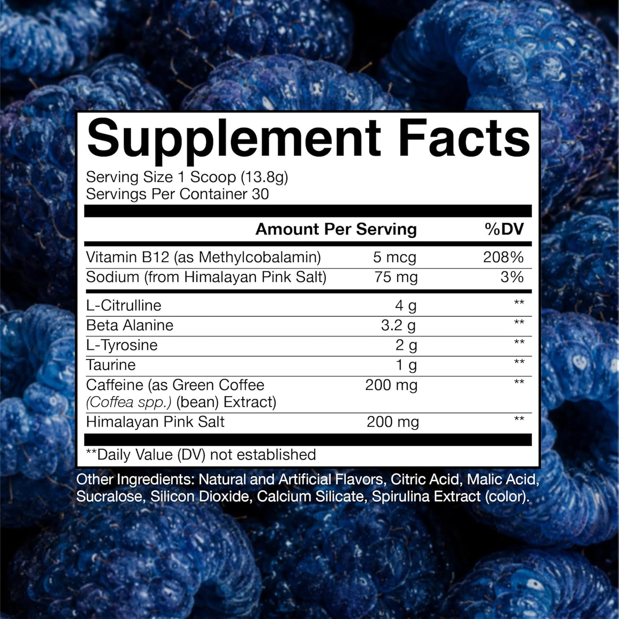 RAW Essential Pre-Workout Powder | Caffeine, L-Citrulline, L-Tyrosine & Beta-Alanine