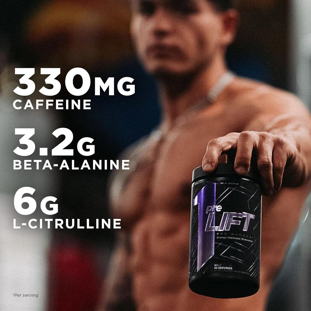 RULE1 Lift Pre-Workout, 30 Servings