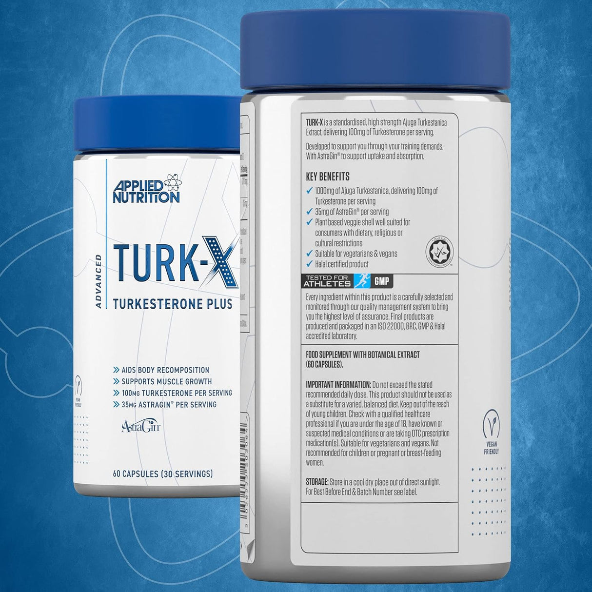 Applied Nutrition Turk-X Turkesterone Plus | 60 Capsules (30 Servings)