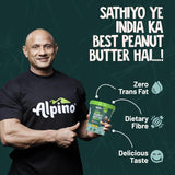 Alpino Super Peanut Butter with KSM-66 Ashwagandha Chocolate Crunch - 1 Kg