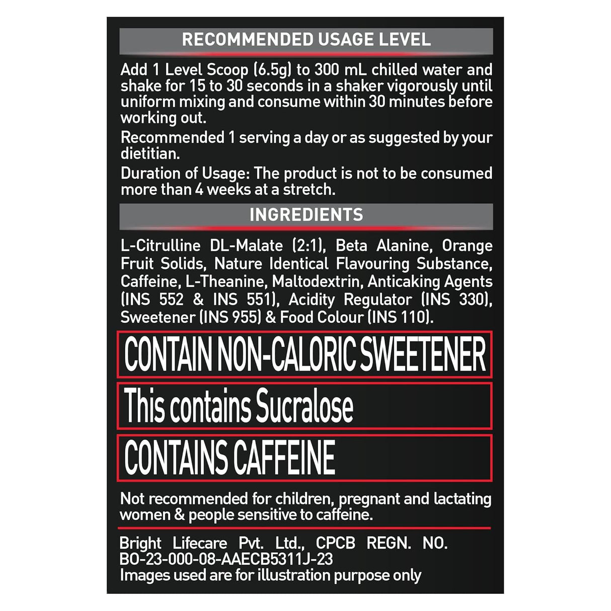 MuscleBlaze PRE Workout 200 Xtreme, 100 g - 15 Servings