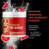 RAW Essential Pre-Workout Powder | Caffeine, L-Citrulline, L-Tyrosine & Beta-Alanine