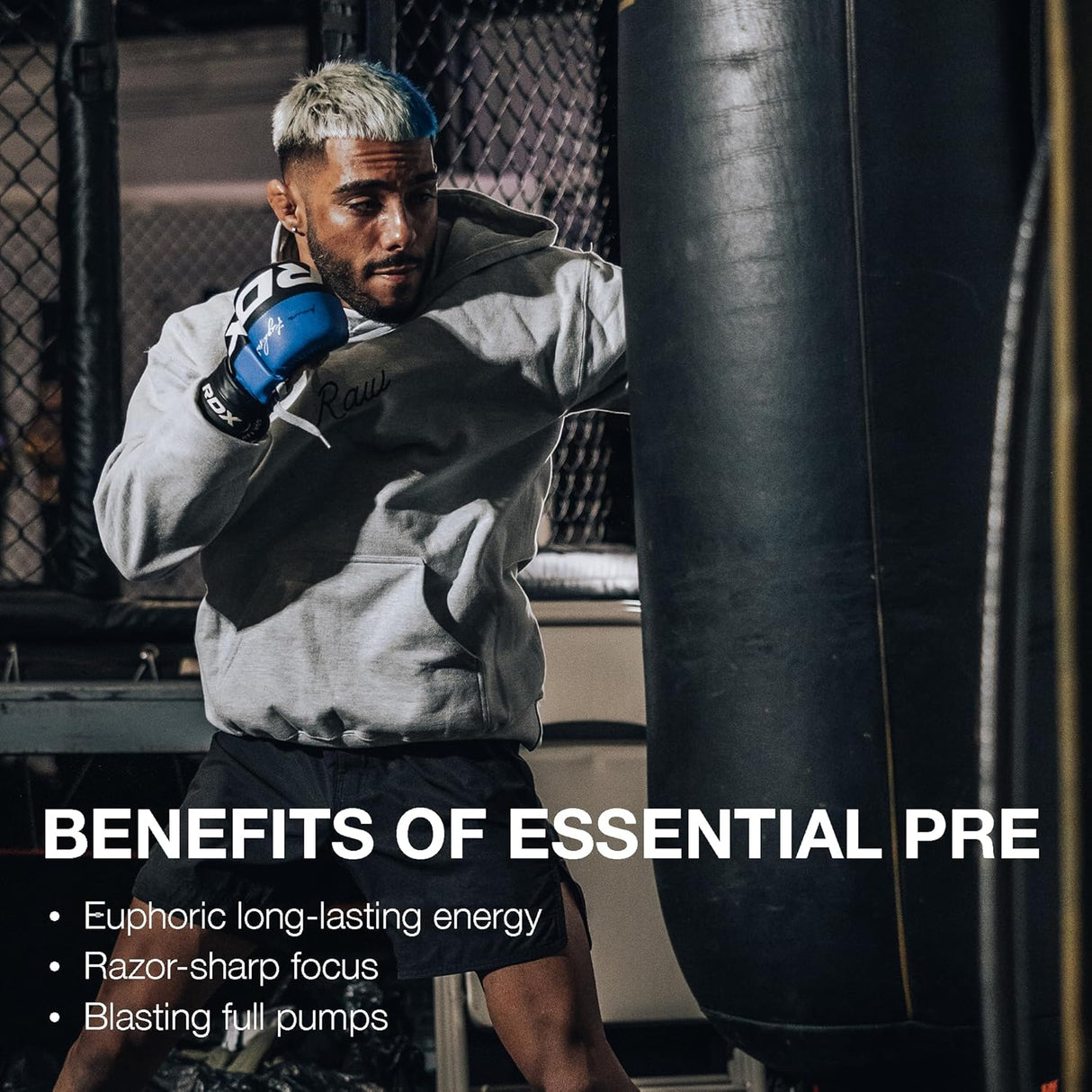RAW Essential Pre-Workout Powder | Caffeine, L-Citrulline, L-Tyrosine & Beta-Alanine