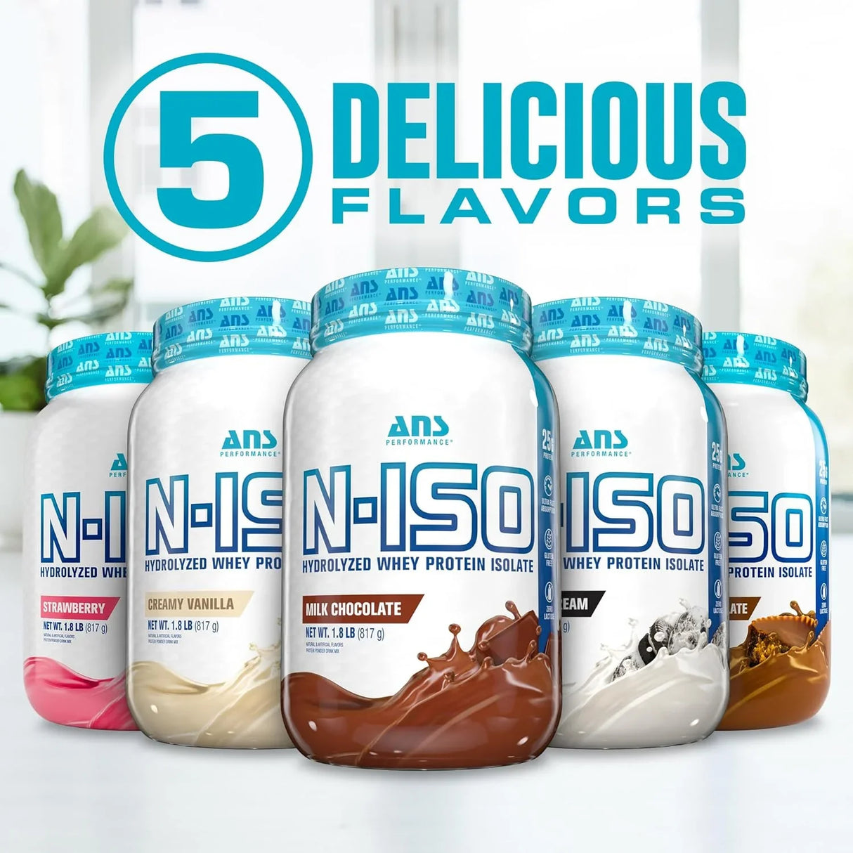 Ans N-ISO Hydrolyzed Whey Protein Isolate - 1.8 Lbs